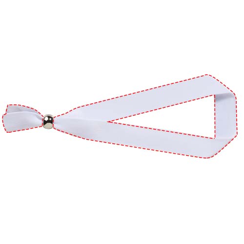 Evi Sublimation Festival Armband mit Metallverschluss aus recyceltem PET Kunststoff