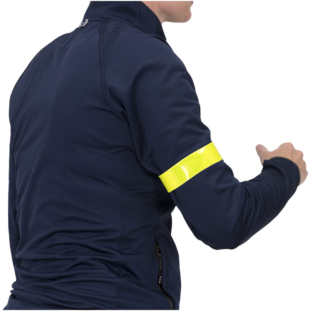 RFX™ 44 cm reflektierendes Sicherheits-Schnapparmband aus PVC - neongelb
