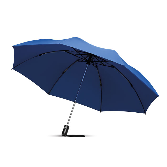 DUNDEE FOLDABLE - Reversibler Regenschirm - Königsblau