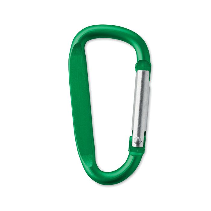 GANCHO - Karabinerhaken Aluminium - Grün