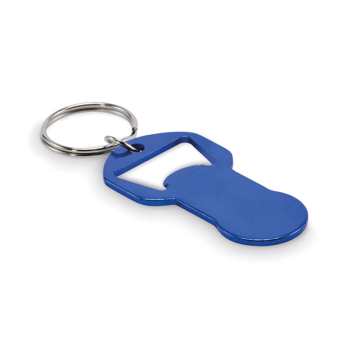 CLAVE - Schlüsselring mit Kapselheber - Blau