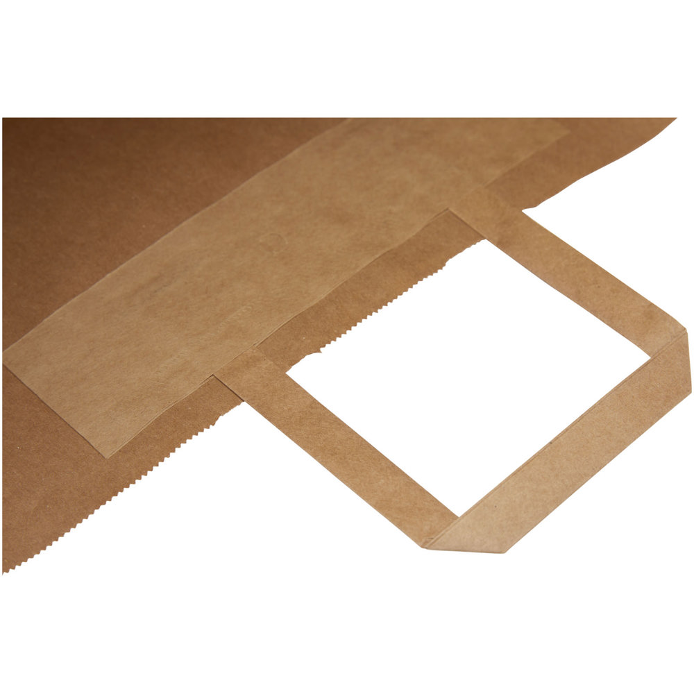 Kraftpapiertasche 80-90 g/m² mit flachen Griffen – 32 × 12 × 40 cm