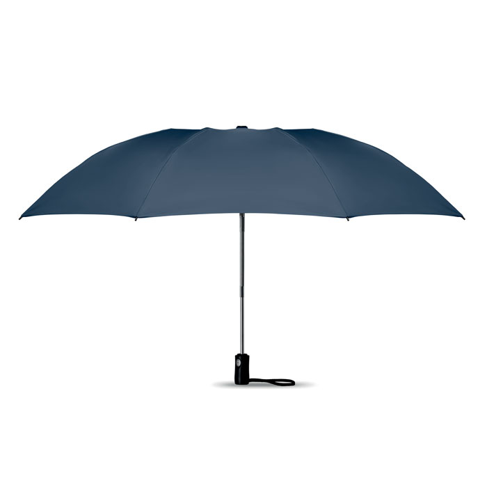 DUNDEE FOLDABLE - Reversibler Regenschirm - Blau