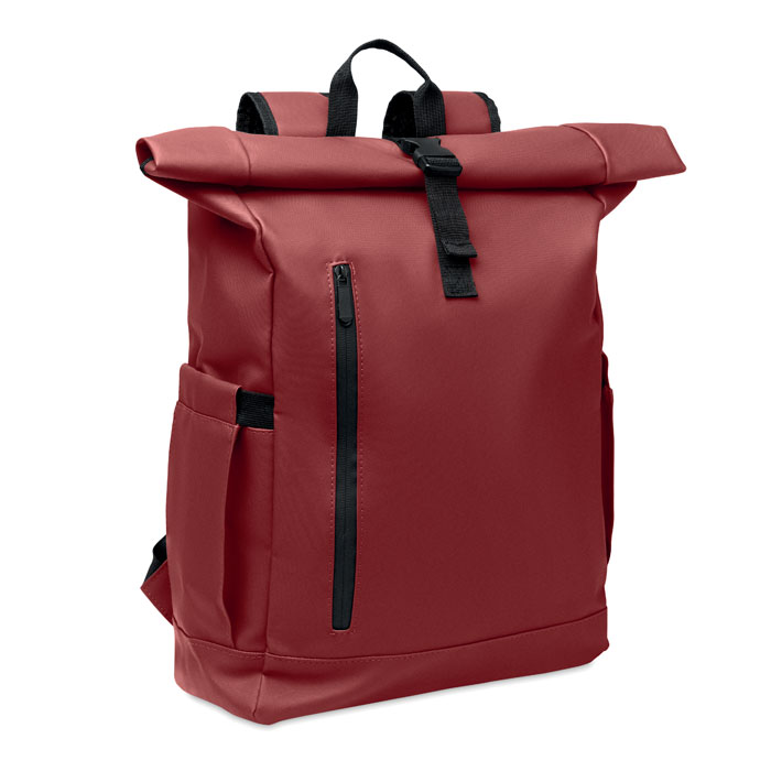 BANGKOK ROLL - Rolltop-Rucksack 600D RPET - bordeaux