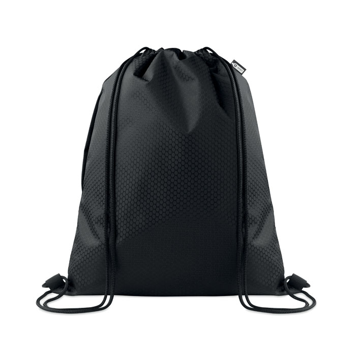 DAYKIT - Beutel mit Kordelzug 420D RPET - schwarz