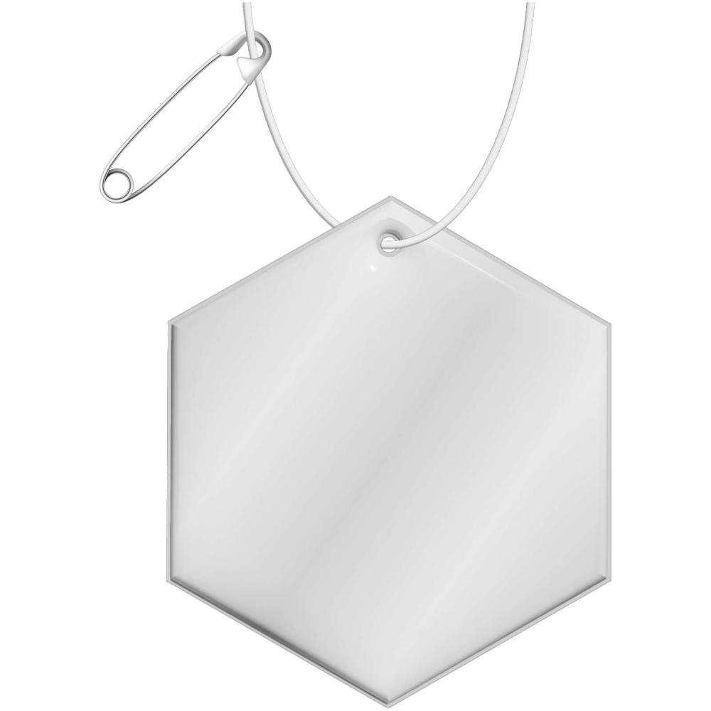 RFX™ H-12 sechseckiger, leichter, reflektierender PVC-Anhänger
