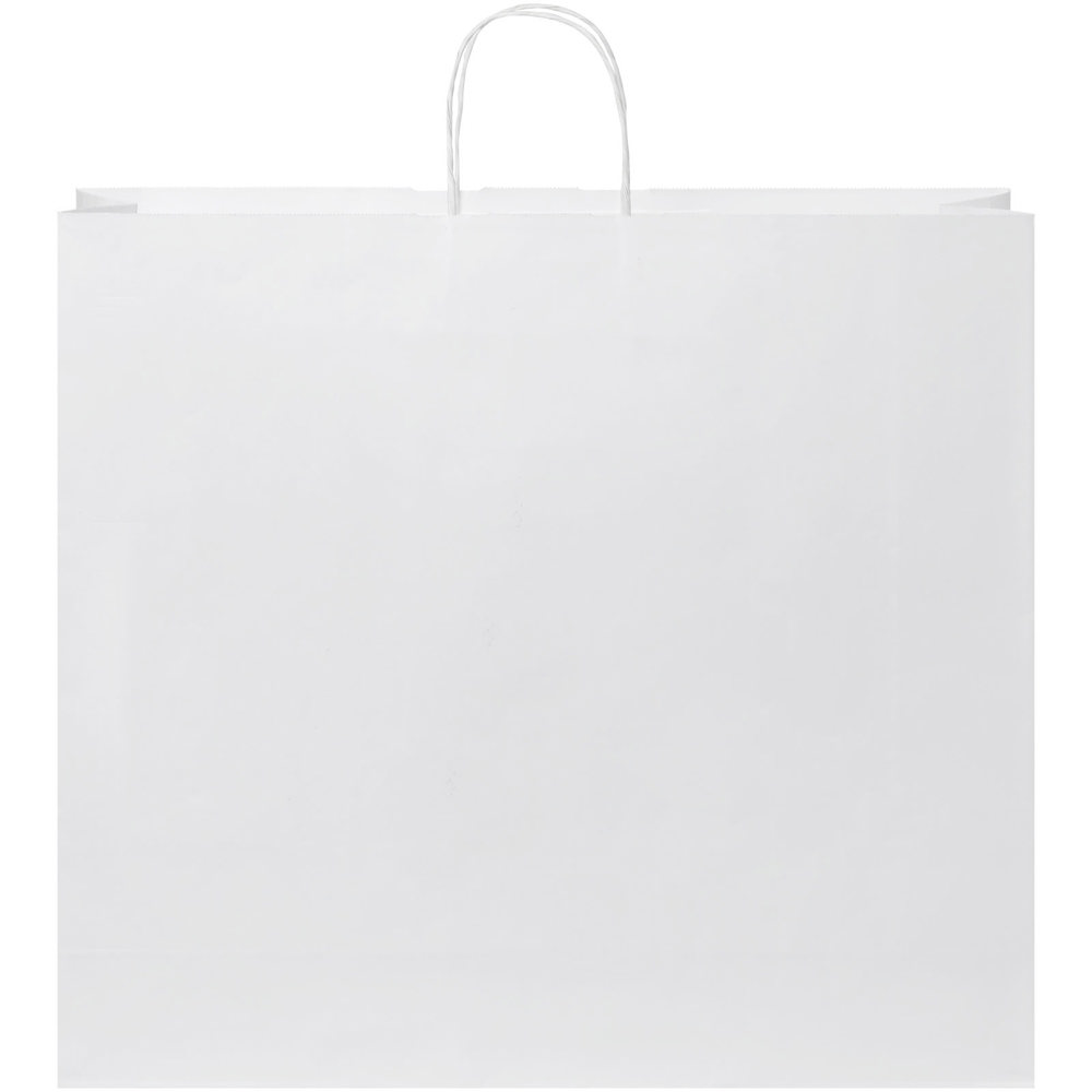 Kraftpapiertasche 90-100 g/m² mit gedrehten Griffen – 49,5 × 14 × 44 cm