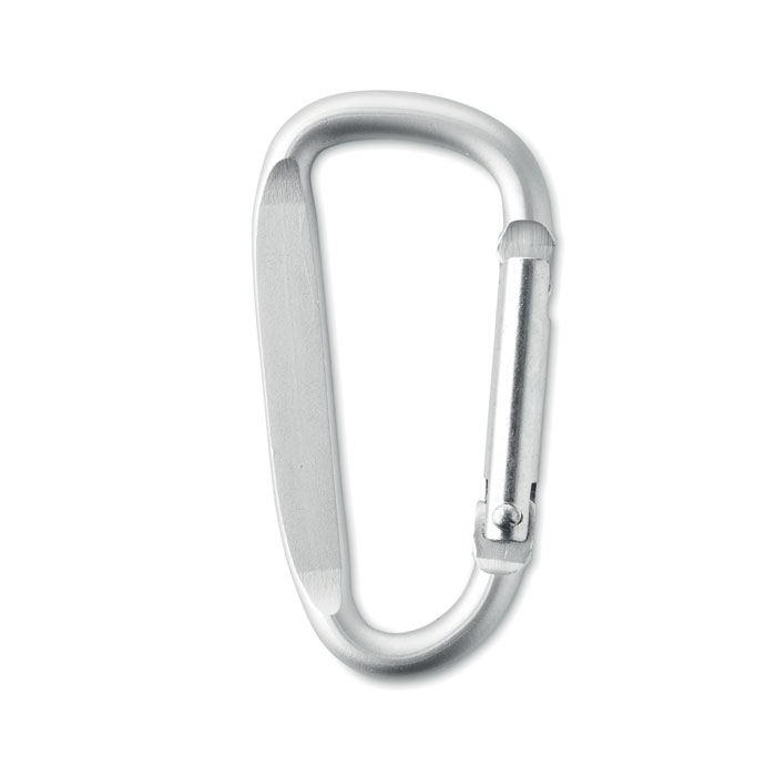 GANCHO - Karabinerhaken Aluminium - Mattsilber