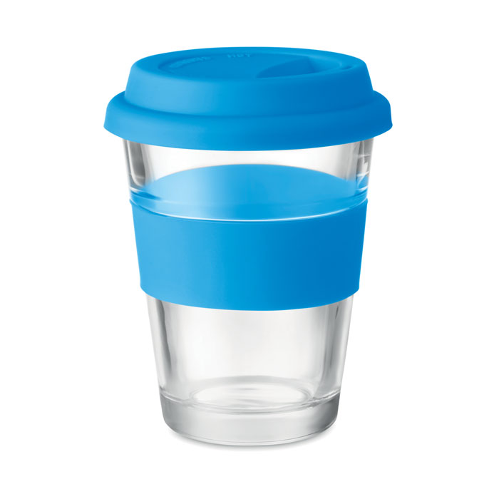 ASTOGLASS - Glas Becher 350 ml - Blau