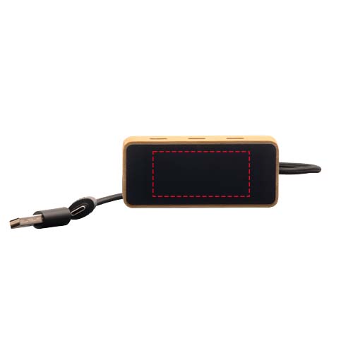 SCX.design H21 8-in-1 USB-Hub mit doppeltem Eingang und 6 Anschlüssen