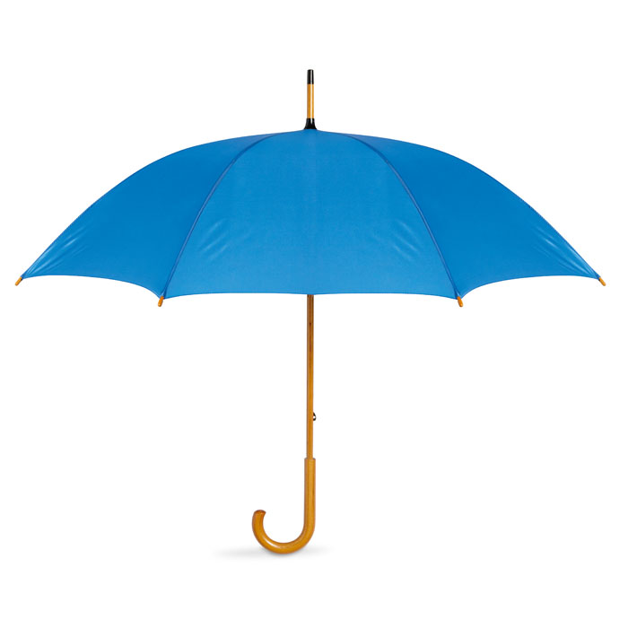 CALA - Regenschirm mit Holzgriff - Königsblau
