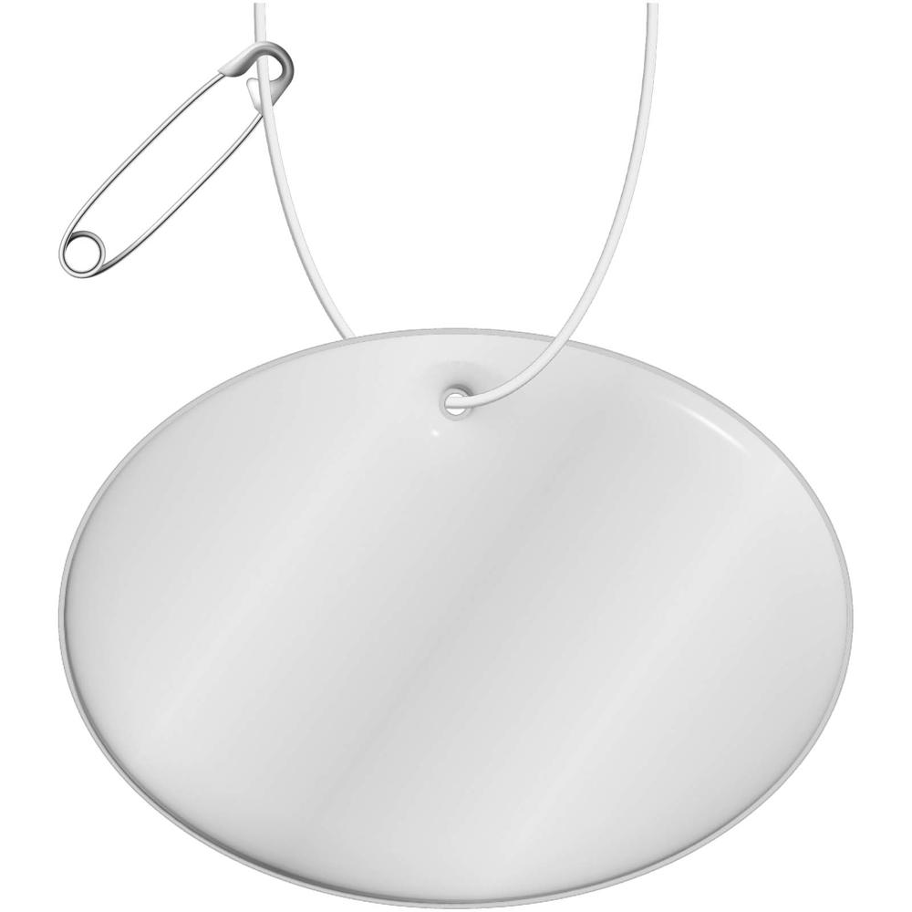 RFX™ H-16 runder, leichter, reflektierender PVC-Anhänger – groß