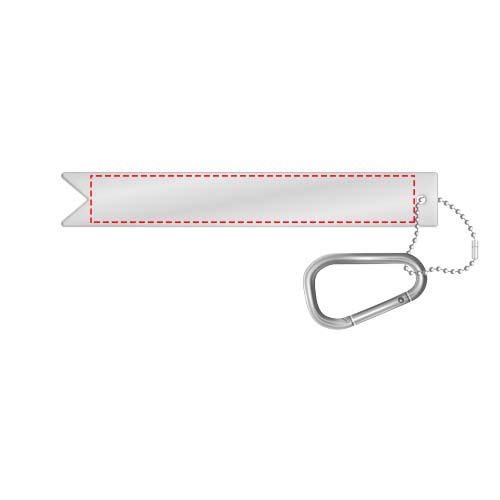 RFX™ H-9 leichter, reflektierender PVC-Anhänger mit Karabiner