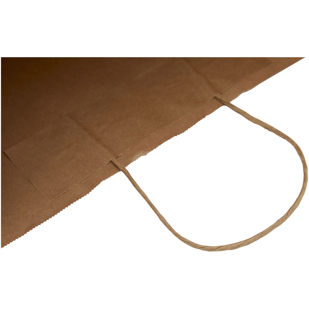 Kraftpapiertasche 80-90 g/m² mit gedrehten Griffen – 34 × 20 × 35 cm