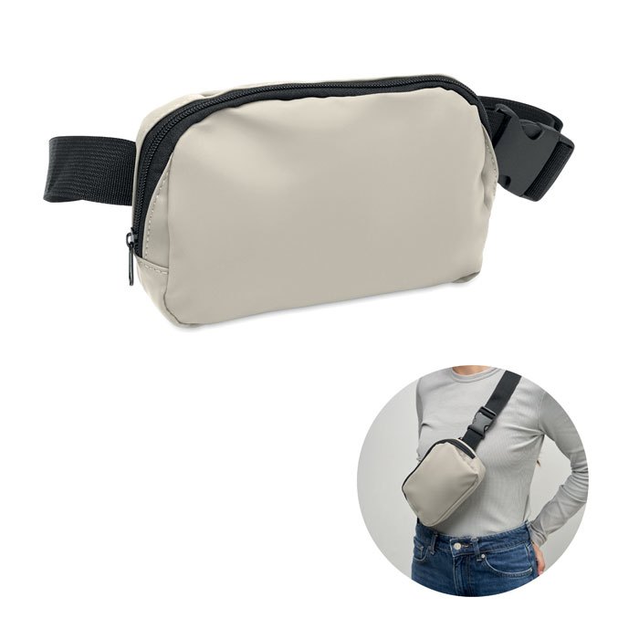 KOROVIN WAIST - Gürteltasche PU - Off White