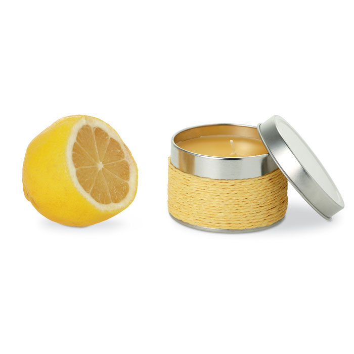 DELICIOUS - Kerze mit Vanilleduft - Gelb