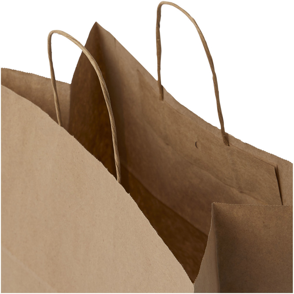 Kraftpapiertasche 80-90 g/m² mit gedrehten Griffen – 34 × 20 × 35 cm