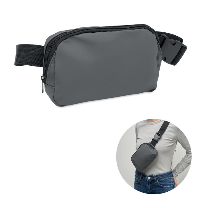 KOROVIN WAIST - Gürteltasche PU - Steingrau