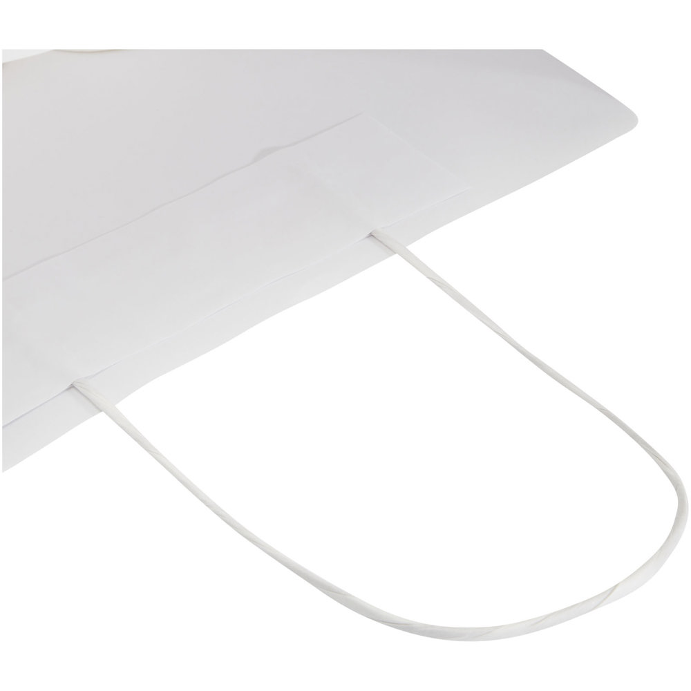 Kraftpapiertasche 120 g/m² mit gedrehten Griffen – 24 × 9 × 32 cm