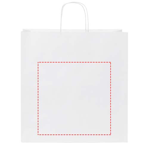 Kraftpapiertasche 80-90 g/m² mit gedrehten Griffen – 34 × 20 × 35 cm