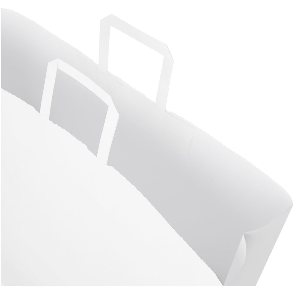 Kraftpapiertasche 90-100 g/m² mit flachen Griffen – 49,5 × 14 × 44 cm