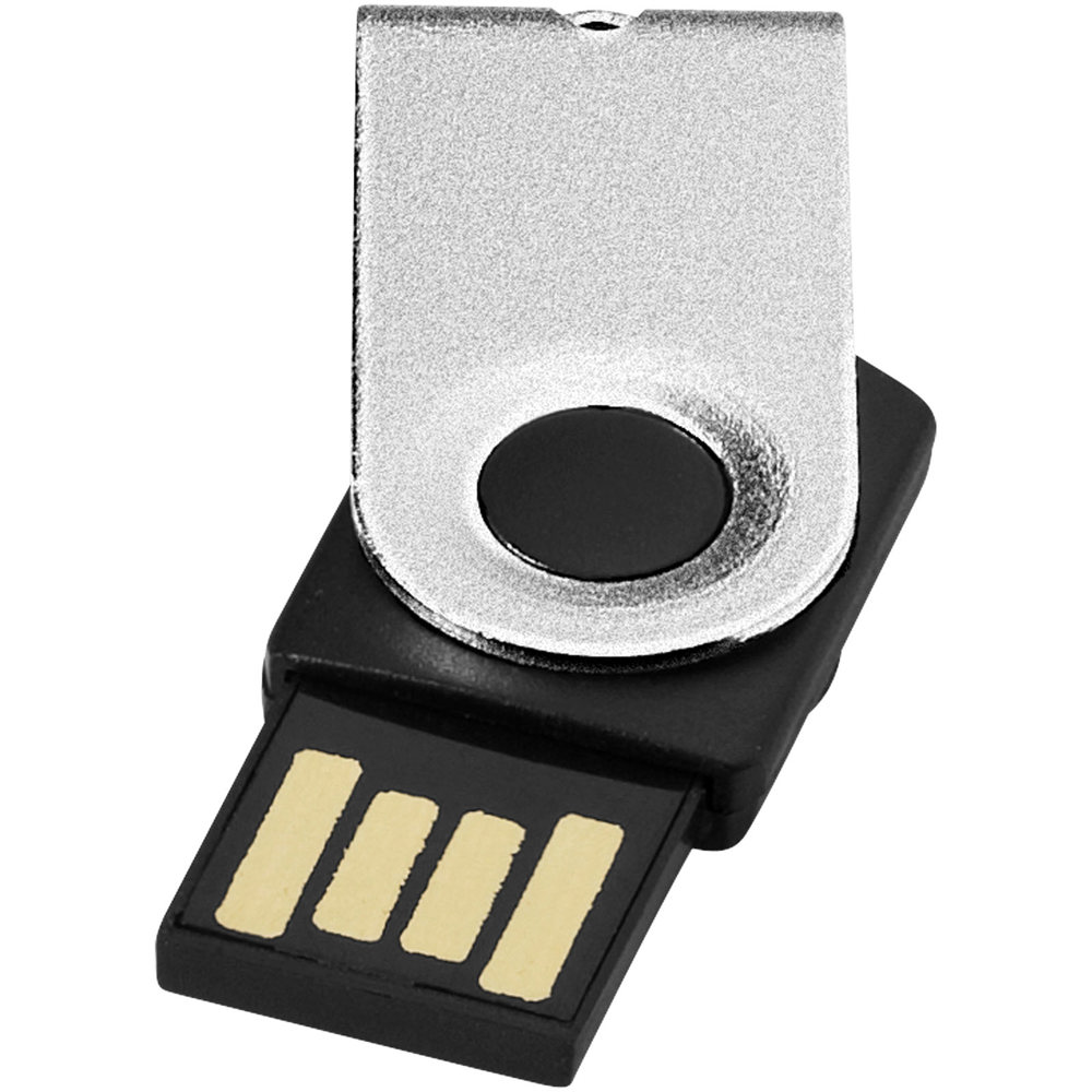Mini USB-Stick - silber, schwarz