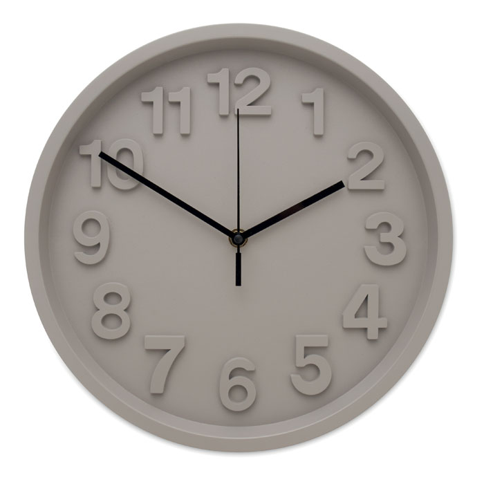 MURO - Wanduhr aus PP - Grau