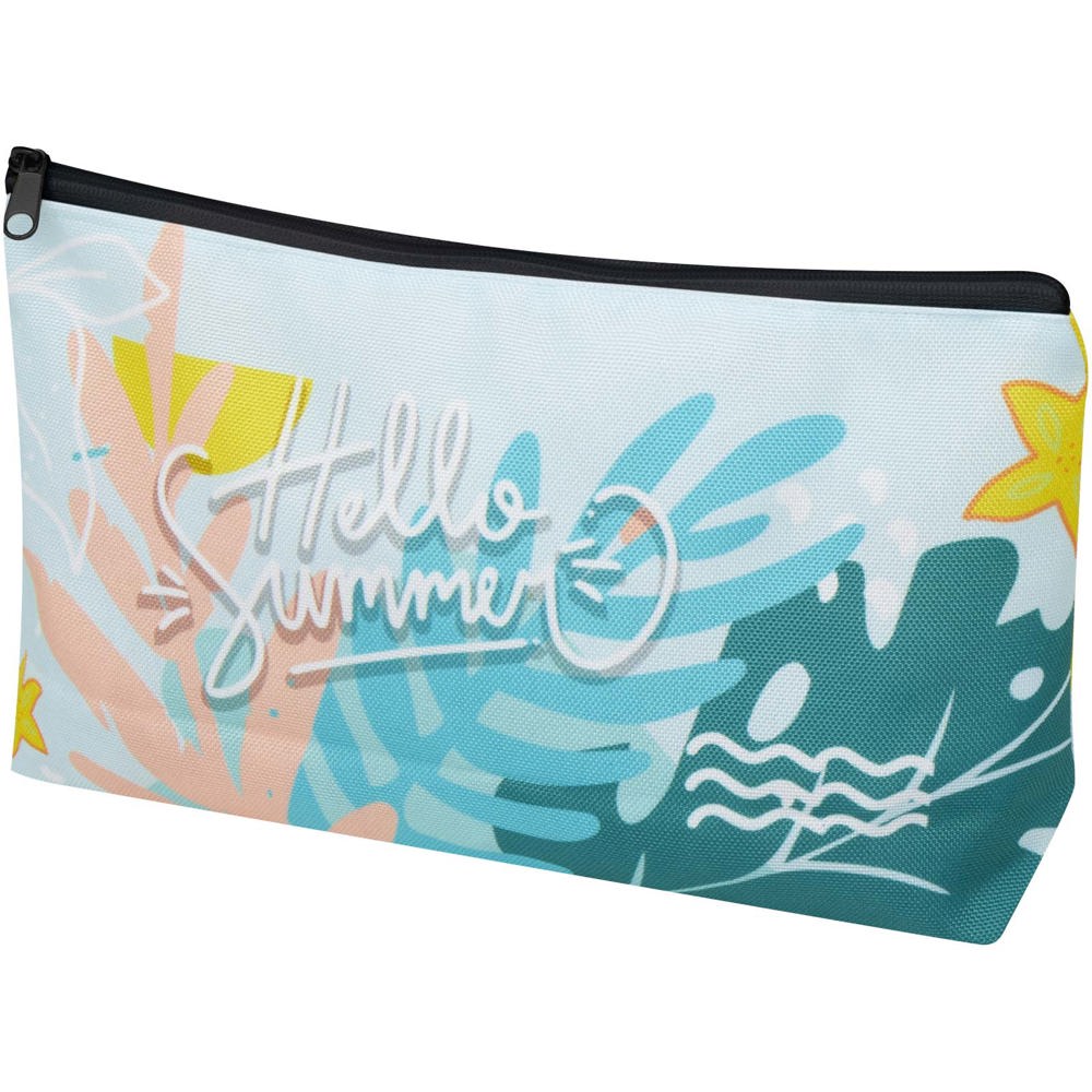 Ari RPET Sublimation Reisetasche – small - schwarz, weiss